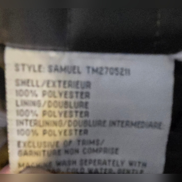 Tower London Fog Black Trenchcoat Spring Fall Dark Academia Trench Coat Size L - Picture 7 of 11